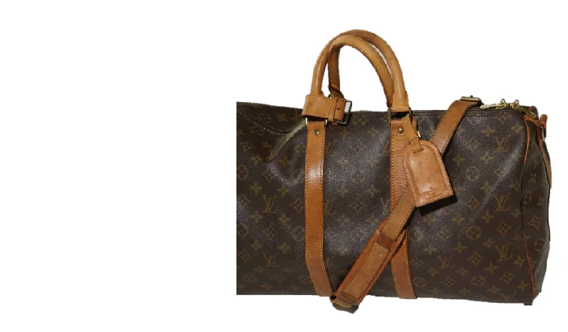 Ladies Louis Vuitton Capucines bags with gold - toned hardwareLouis Vuitton 45 Keepall