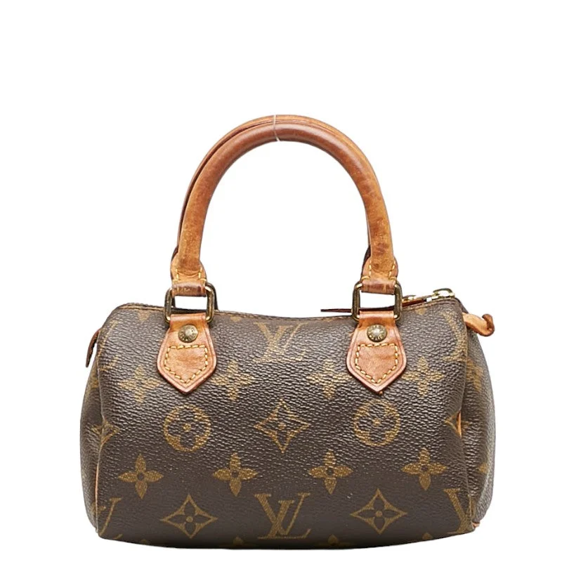 Louis Vuitton crossbody bags with a printed floral pattern for femininityLouis Vuitton Monogram 2WAY M41534 Brown PVC Leather  Louis Vuitton