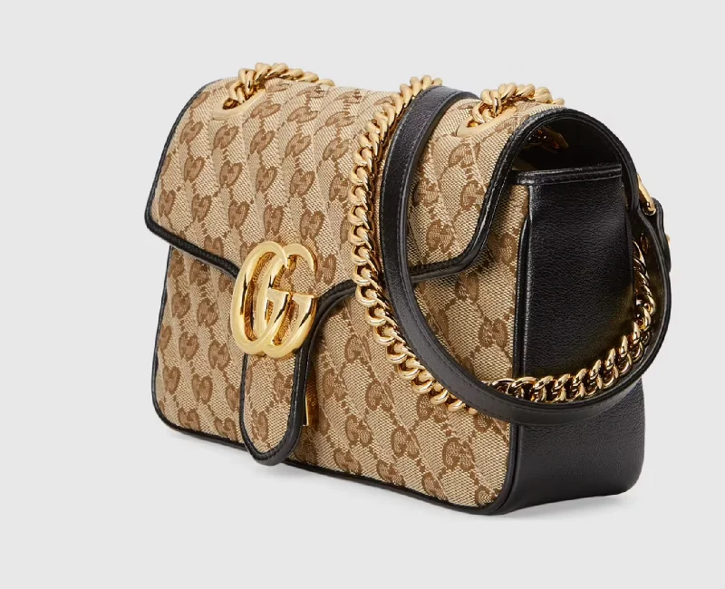 Women Gucci bags with a zip - around closure for securityGUCCI GG MARMONT MATELASSÉ MINI BAG