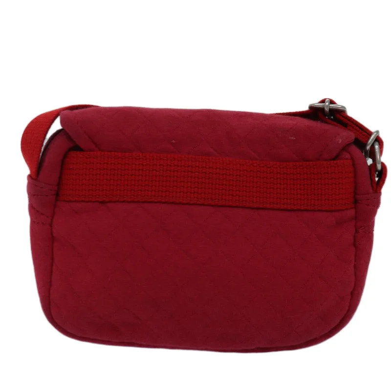 BURBERRY Shoulder Bag Canvas Red  ti1749