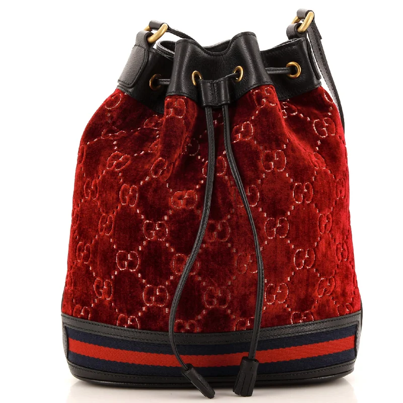 Bucket Bag GG Velvet Medium