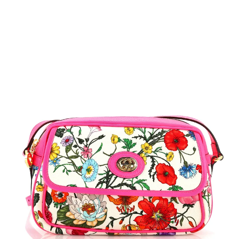 Shoulder Bag Flora Canvas Small