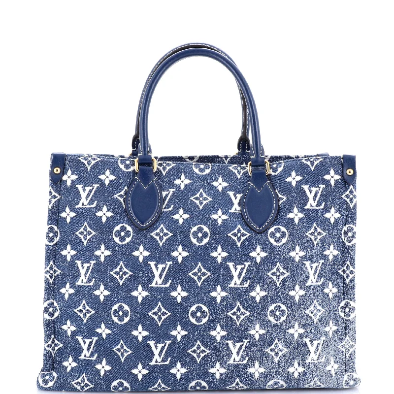 OnTheGo Tote Monogram Jacquard Denim MM