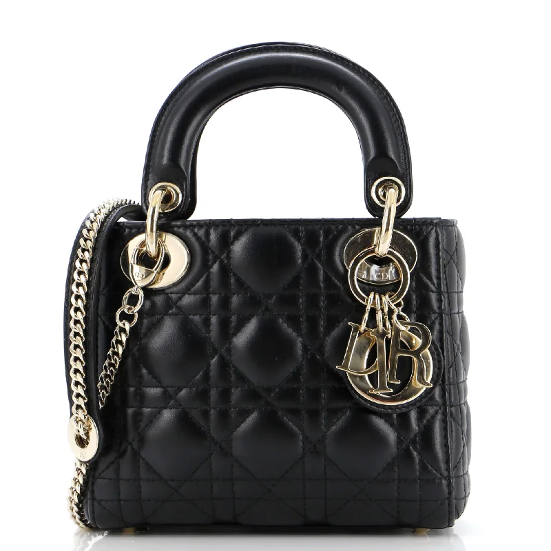 Lady Dior Bag Cannage Quilt Lambskin Mini