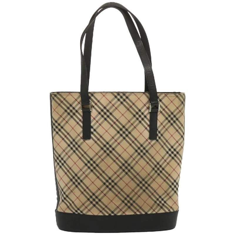 BURBERRY Nova Check Shoulder Bag Canvas Beige  67237