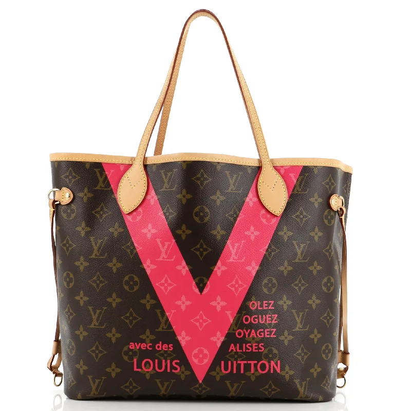 Neverfull NM Tote Limited Edition Cities V Monogram Canvas MM