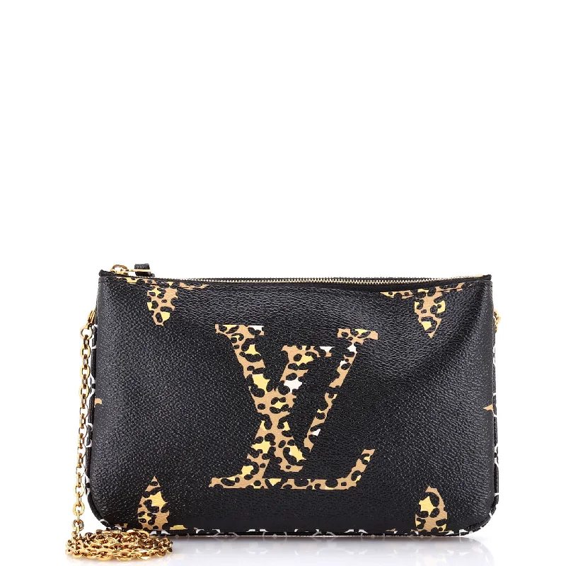 Double Zip Pochette Limited Edition Jungle Monogram Giant