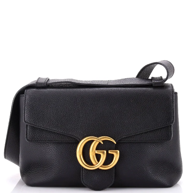 GG Marmont Shoulder Bag Leather Small