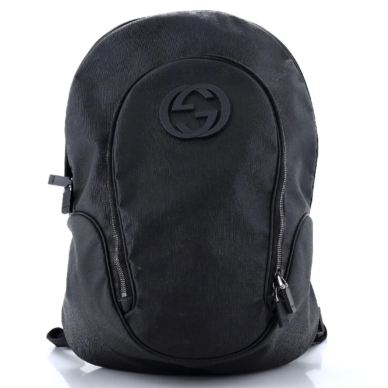 Interlocking G Backpack GG Coated Canvas Medium