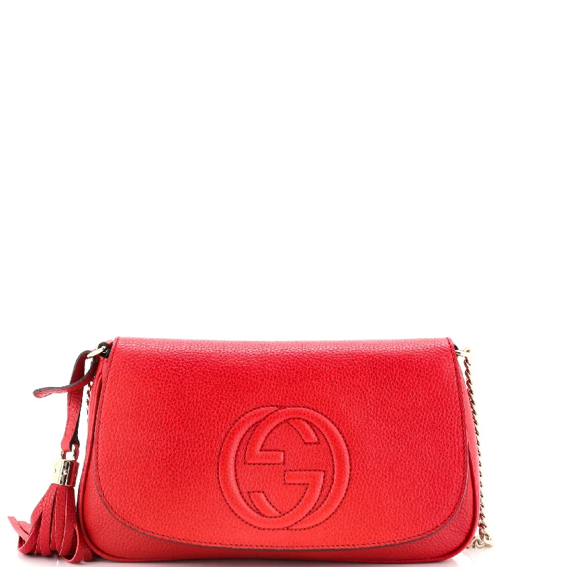 Soho Chain Crossbody Bag Leather Medium