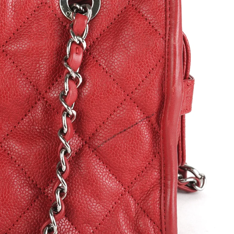 Chanel bags in luxury boutiques worldwideChanel Shoulder Bag Caviar Red