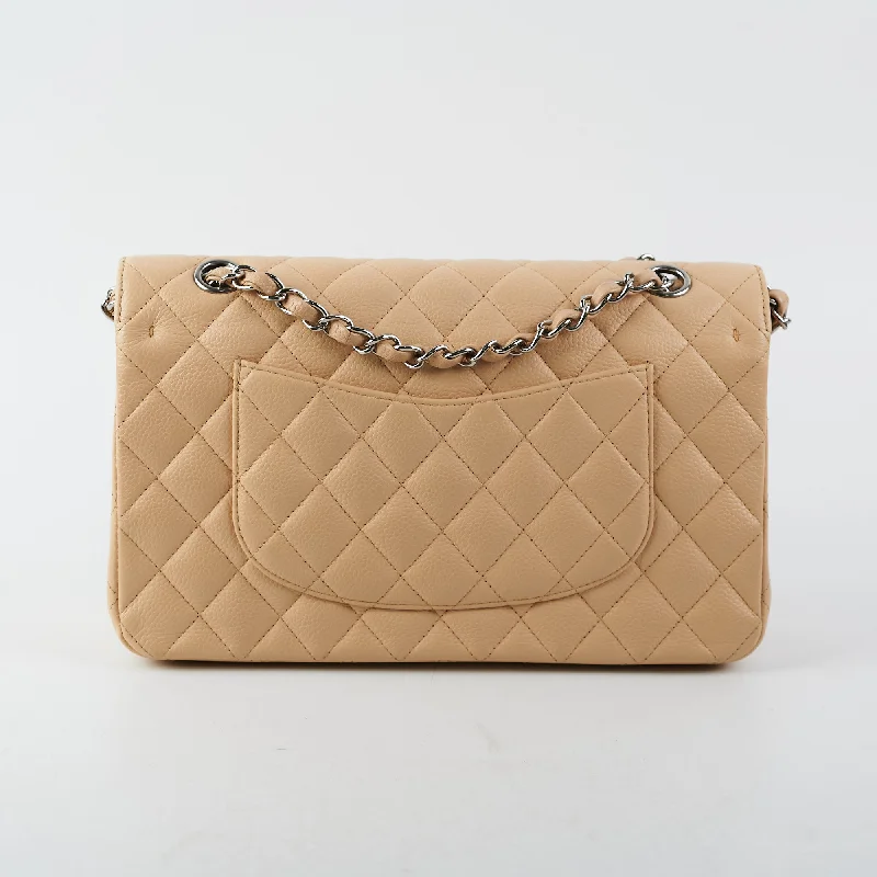 Chanel bags for women with a taste for high fashionChanel Quilted Classic Flap Medium/Large Beige