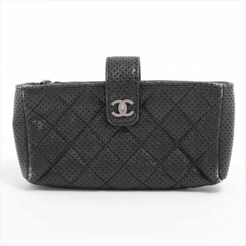 Chanel Luxury Handbag for High - End EventsChanel Mattress  Glass Porch Black Silver Gold  20th Avenue