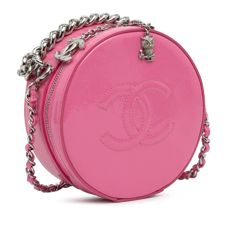 Chanel bags available in bold colors and patternsChanel Patent Round As Earth Crossbody Bag (HX6iVO)