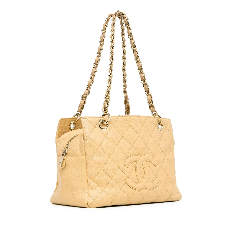 Chanel bags with exclusive seasonal designs and materialsChanel Petite Caviar Timeless Shopping Tote (BPvc34)