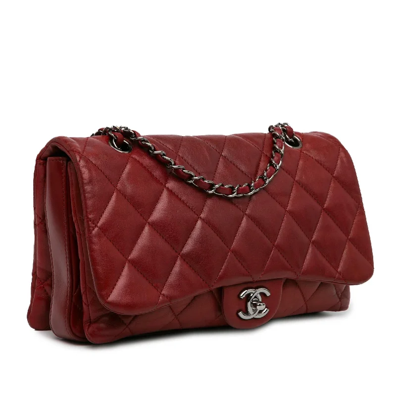 Chanel classicChanel Quilted Lambskin 3 Accordion Flap (1Ej2fV)