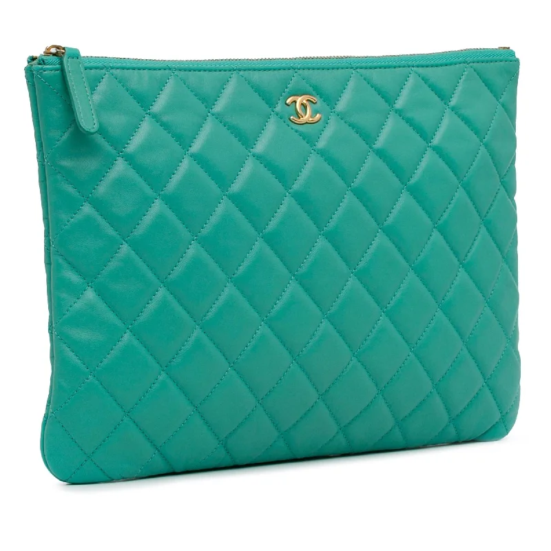 Chanel Small Crossbody Bag for TravelChanel Quilted Lambskin O-Case Clutch (2sVTGN)