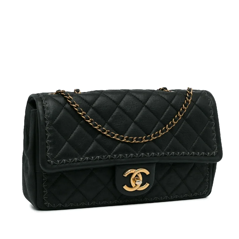 Chanel Small Crossbody Bag for TravelChanel Quilted Lambskin Stitch Single Flap (usc1SB)