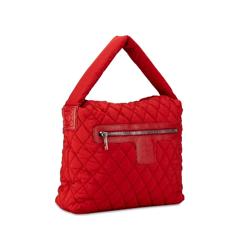 Chanel bags for women with minimalist styleChanel Quilted Nylon Coco Cocoon Hobo (nkGhWx)