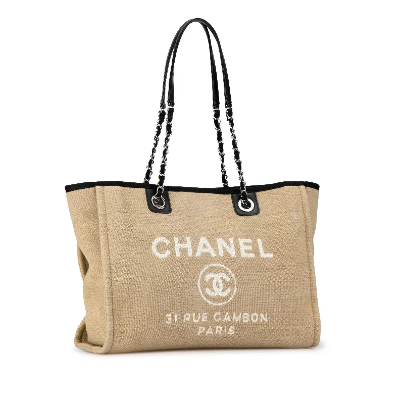 Chanel bags for the minimalist fashionChanel Small Canvas Deauville Tote (1L4Nhk)