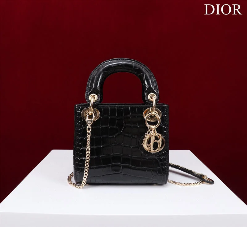 Christian Dior Saddle bags with a studded trim for a bold lookChristian Dior Bag