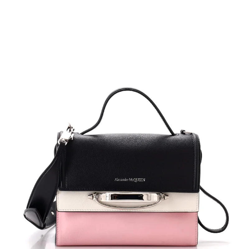 Contemporary Christian Dior handbags with a unique shapeThe Story Top Handle Bag Leather