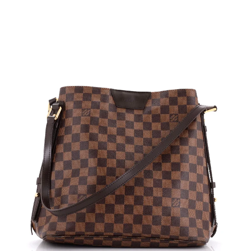 Christian Dior handbags with a removable shoulder strap for versatilityCabas Rivington Damier