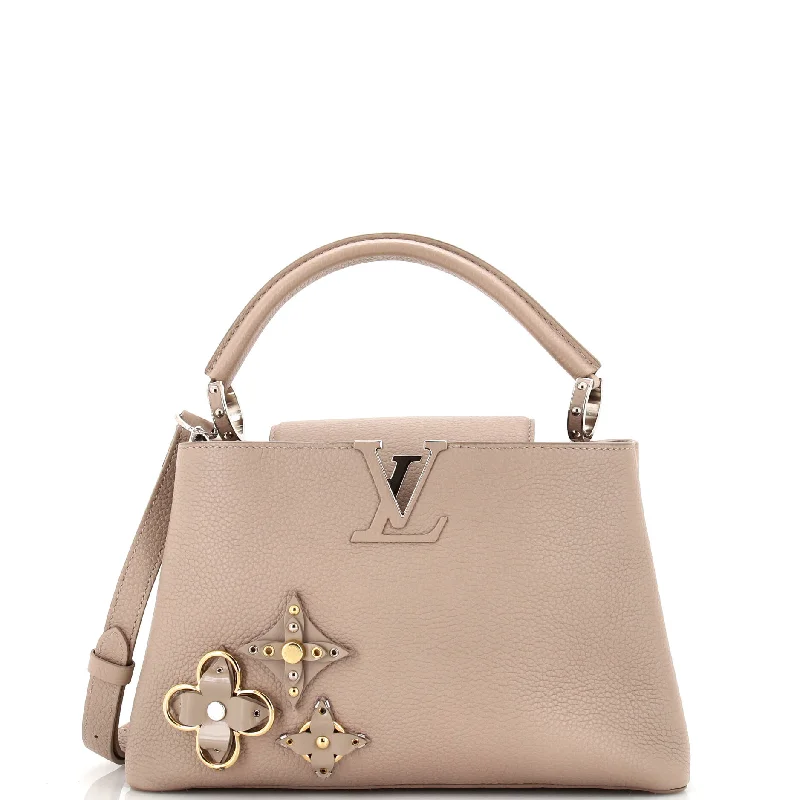 Christian Dior bags with a zip - top closure and multiple compartmentsCapucines Bag Leather with Embellished Detail PM