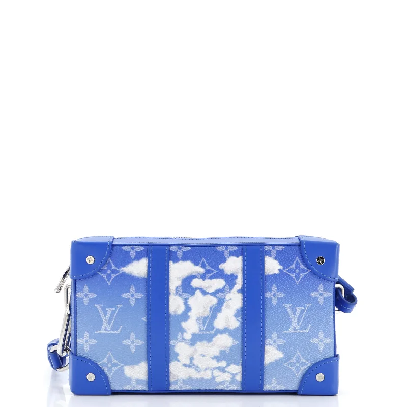 Luxury Christian Dior crossbody bags with a chain - link strapSoft Trunk Wallet Limited Edition Monogram Clouds