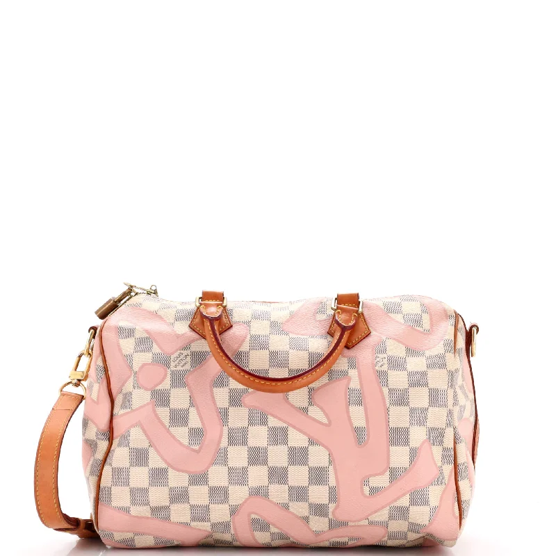 Trendsetting Christian Dior crossbody bags with a colorful strapSpeedy Bandouliere Bag Limited Edition Damier Tahitienne 30