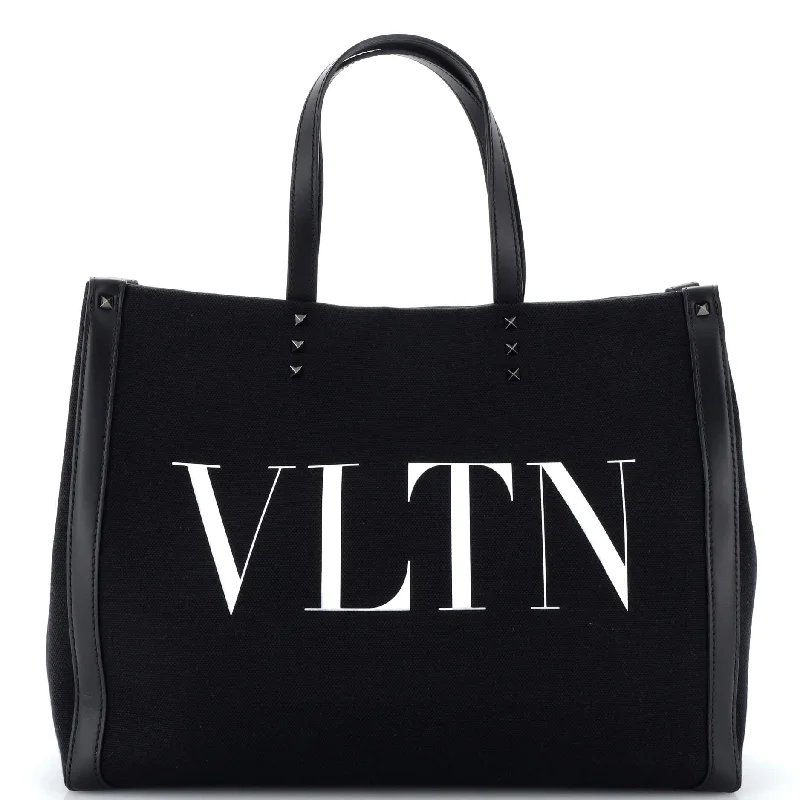 Christian Dior tote bags with a double - handle and shoulder - strap optionGrande Plage VLTN Tote Canvas Medium