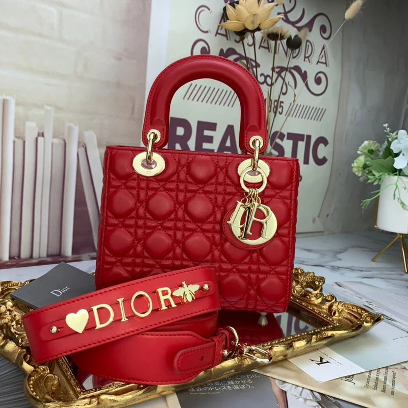 Christian Dior handbags with a detachable mirror for on - the - go touch - upsWF - Dior Bags - 233